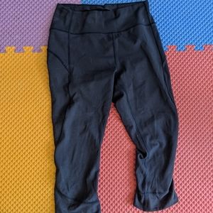 Lululemon Navy Athletic Crop Leggings